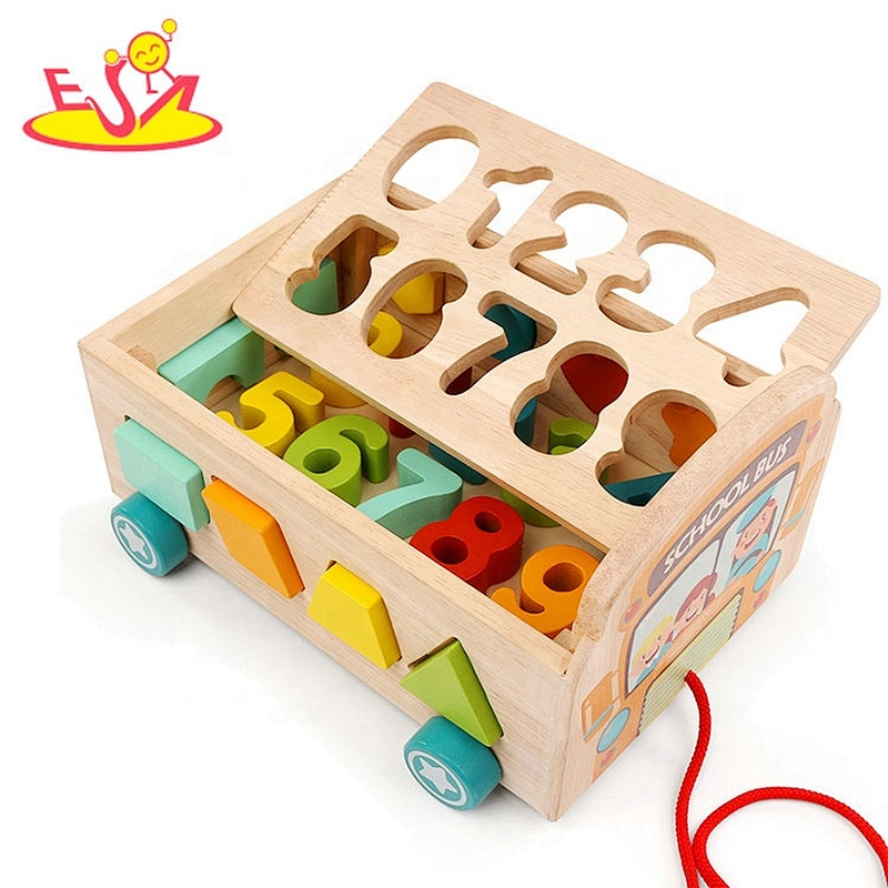 2020 New arrived multifunctional wooden educational box for kids W05C141