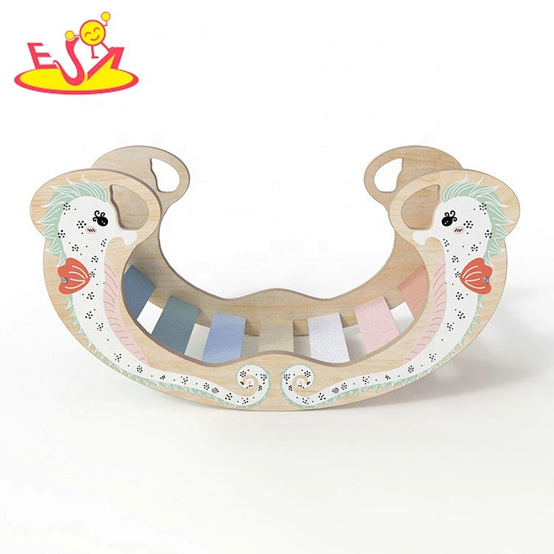 2020 Customize colorful wooden baby climbing toy for wholesale W08K299
