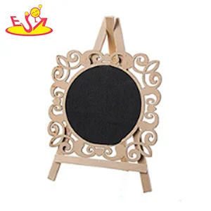 Wholesale foldable wood blackboard, free standing folding wooden a frame blackboard W12B163