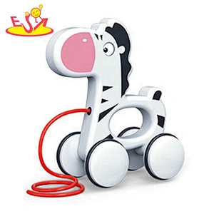 New arrival preschool wooden pull elephant toys for toddlers W05B196