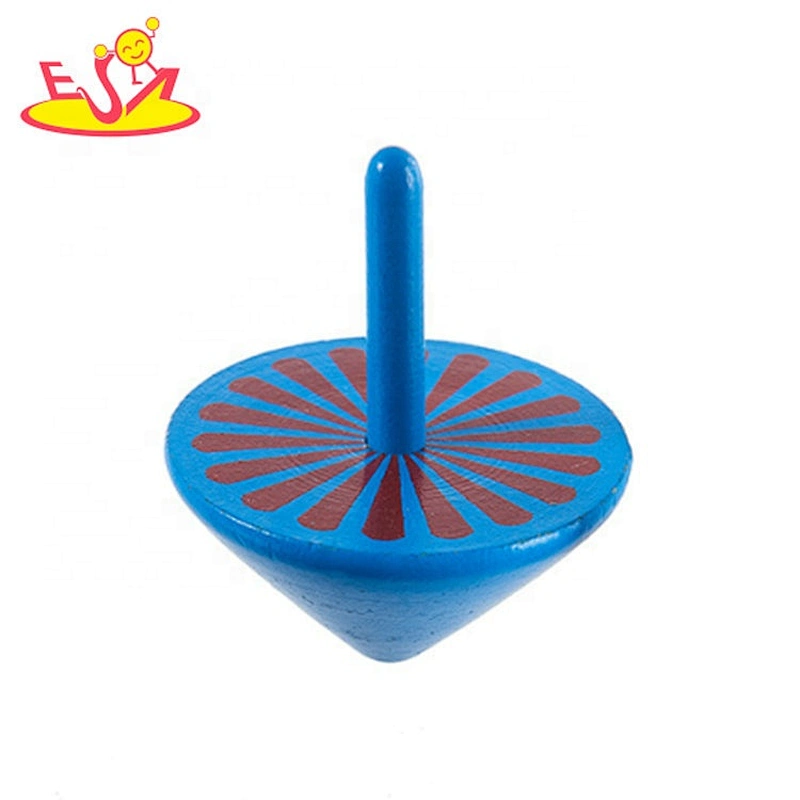 Children's retro spinning top toy wooden gyro wood beyblade W01A343D