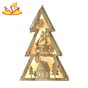 2020 High quality LED wooden christmas lights for decorations W09D076