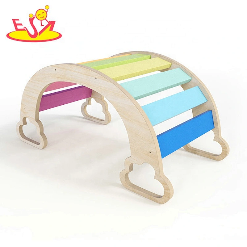 2020 Customize baby room wooden balance board rocker for sale W08K298