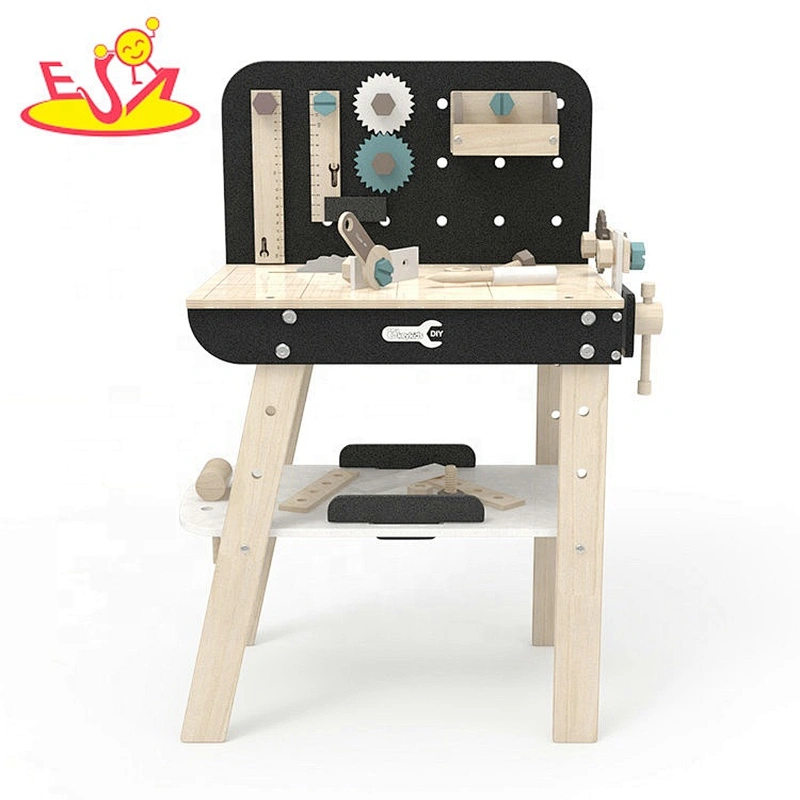 2020 New arrival mini wooden children workbench for pretend play W03D141