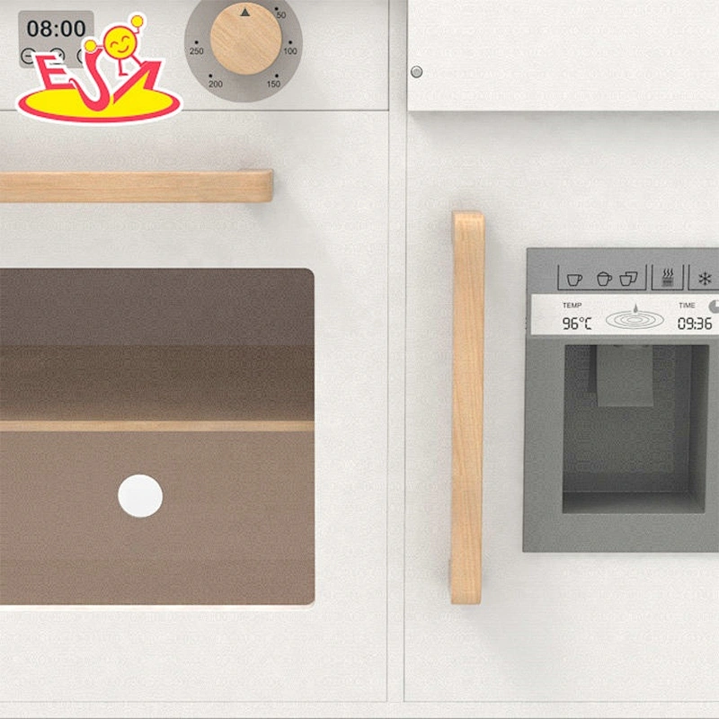 New arrival kids wooden kitchen play toy with chalkboard W10C547C