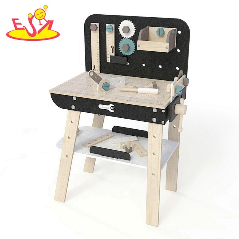 2020 New arrival mini wooden children workbench for pretend play W03D141