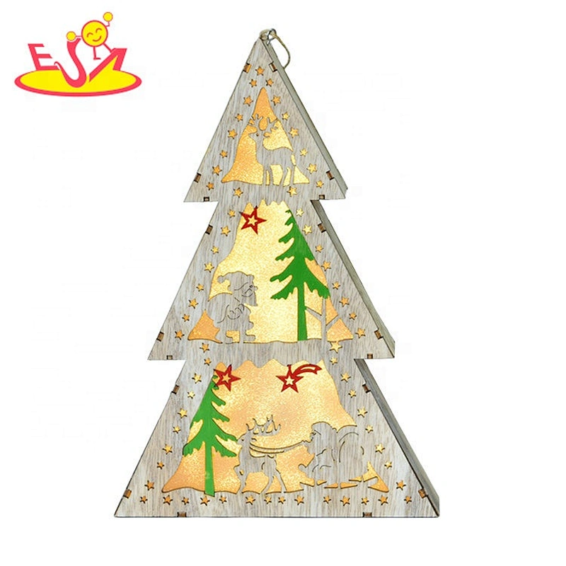 2020 High quality wooden christmas wall decor for wholesale W09D078