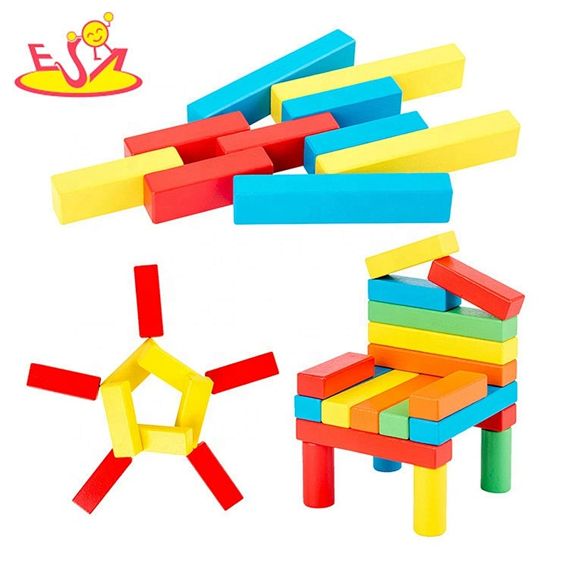 2020 high quality educational wooden magnetic blocks toy for kids W13A223