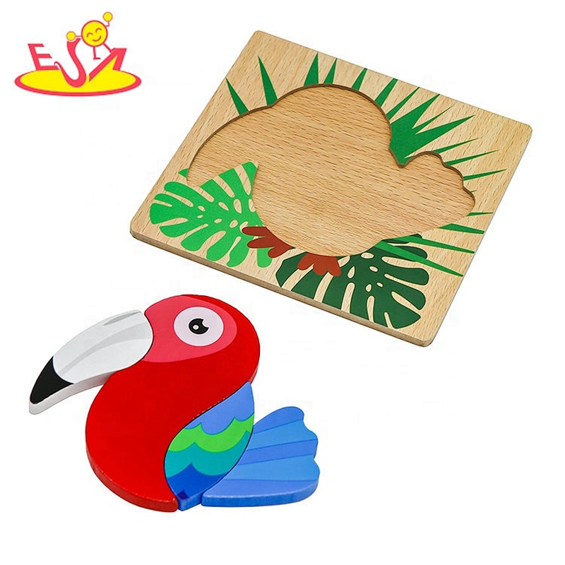 Customize cartoon wooden snail puzzle toy for chikdren W14D144