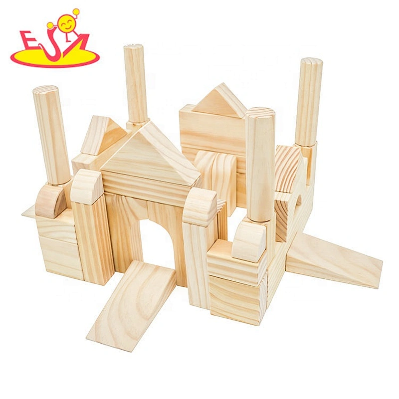 Customize educational wooden building bricks toys for kids W13A222