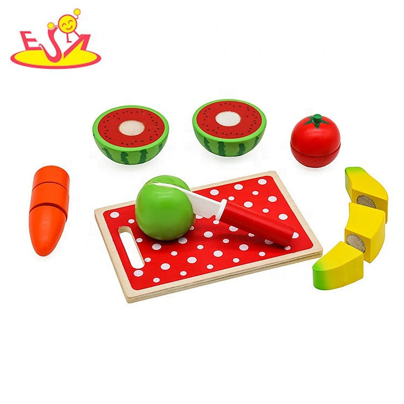New hottest simulation play wooden toy food for children W10B346