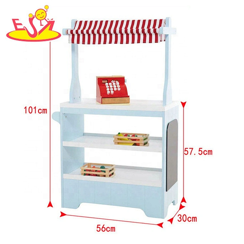 New sale pretend play wooden market toy for children W10A108