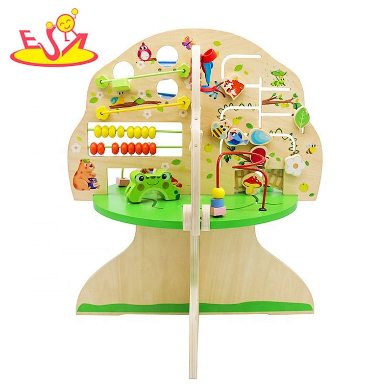 New hottest educational wooden 2 in 1 discovery table for children W12D224