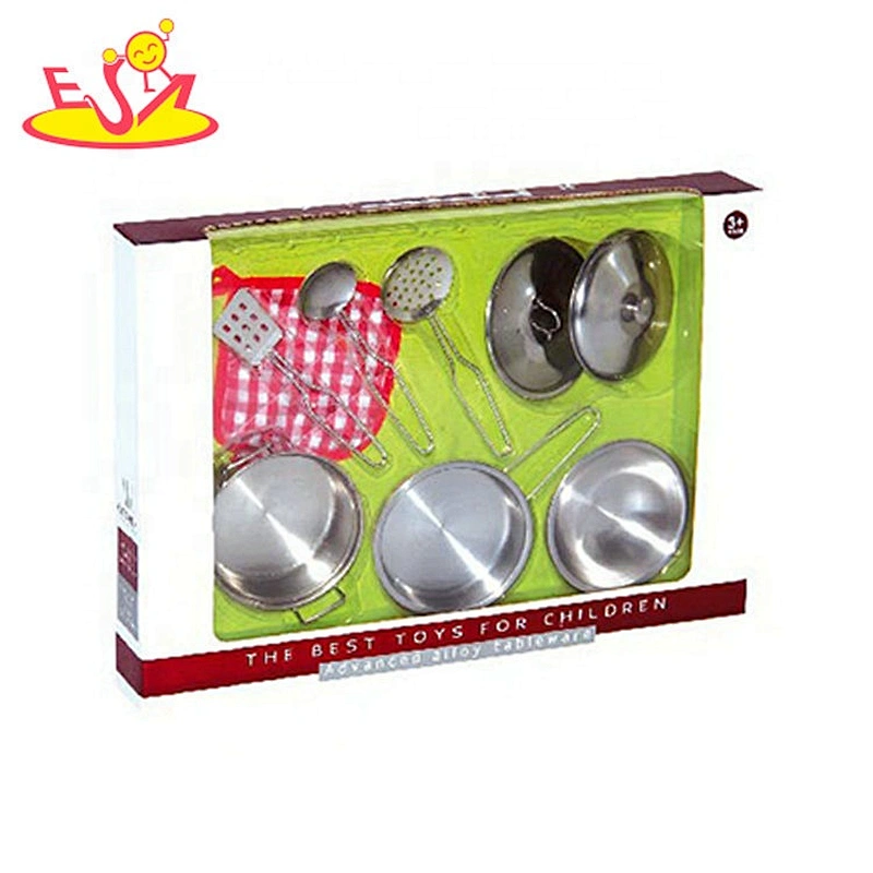 Customize 9 PCS metal toy kitchen accessories for kids M03A020