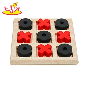 Classic Tic-Tac-Toe wooden XO game for children W11A120