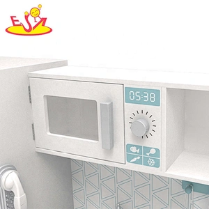 Customize large wooden kids toys kitchen set for sale W10C597B
