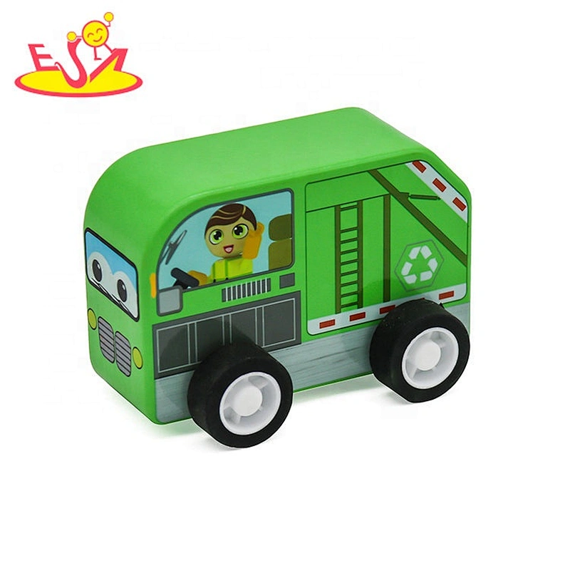 Customize mini wooden toy vehicles for children W04A475