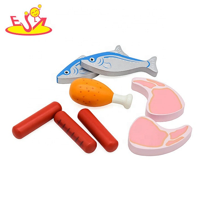 New hottest simulation play wooden toy food for children W10B346