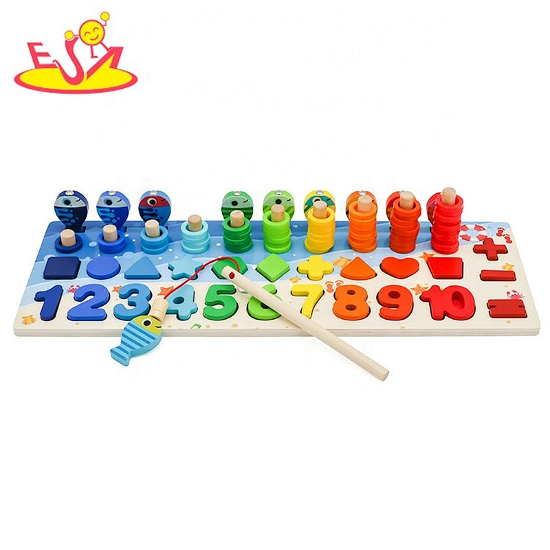 Customize colored wooden magnetic letter tracing board for kids W12D227