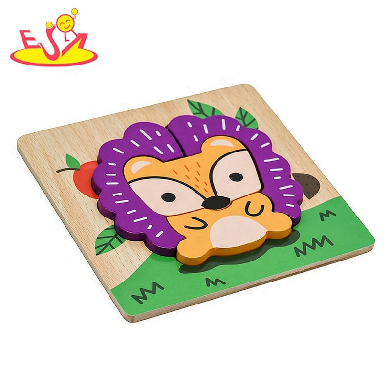 Customize cartoon wooden crocodile puzzles toy for children W14D142