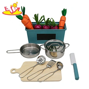 Top sale mini wooden play kitchen toy set for kids W10C599