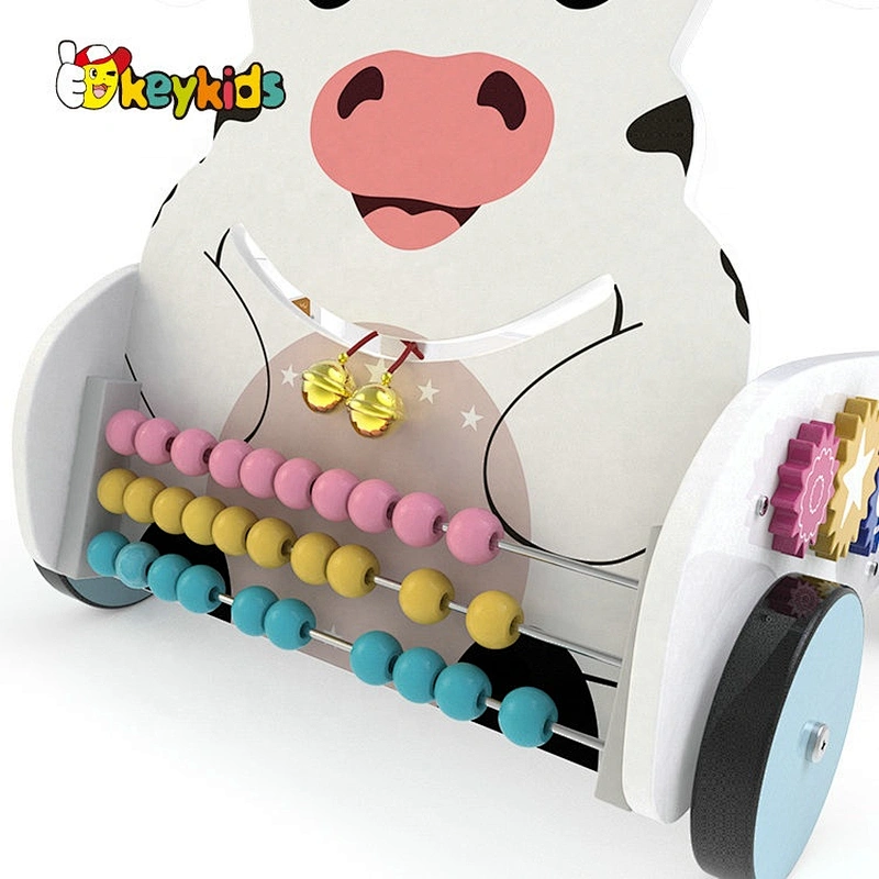 New design multifunctional wooden baby walker toys for preschool W16E155