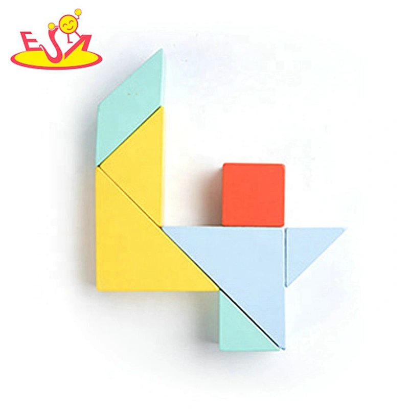 Customize first aid wooden tangram blocks for kids W11D011