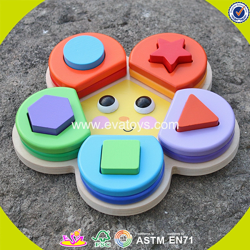 2018 New design wooden blocks toy children wooden blocks toy colorful wooden blocks toy W13D138