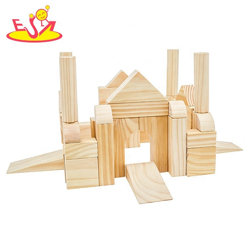 Customize educational wooden building bricks toys for kids W13A222