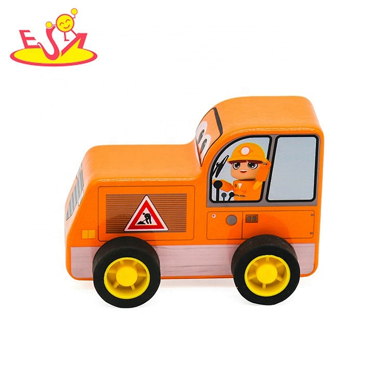 Customize mini wooden car set for kids W04A474