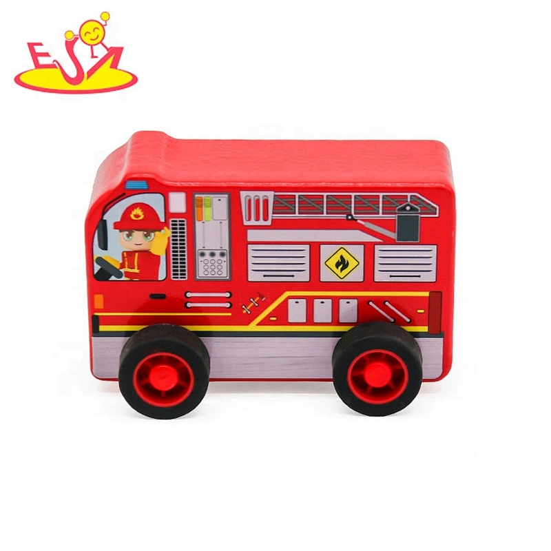 High quality kids wooden toy vehicles for wholesale W04A476
