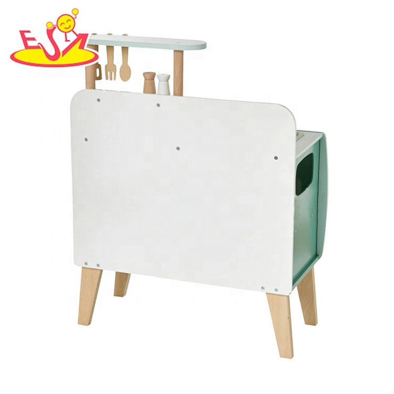 Customize mini woodne play cooking toy for children W10C538