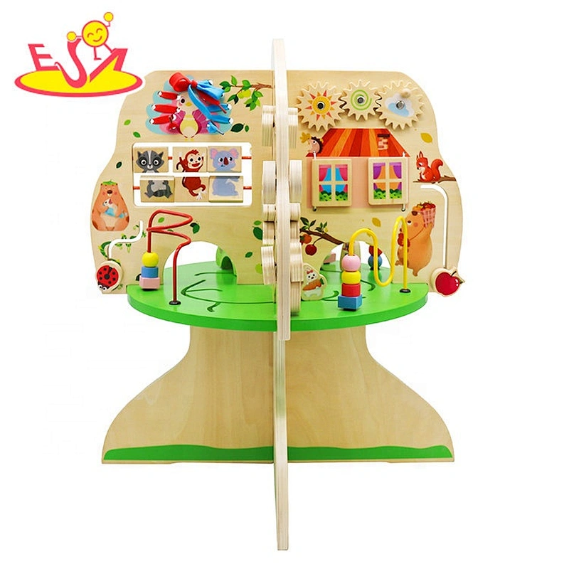New hottest educational wooden 2 in 1 discovery table for children W12D224