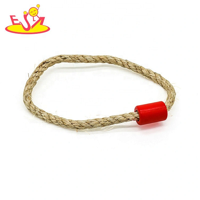Most popular preschool wooden hook and ring game for kids W01D064