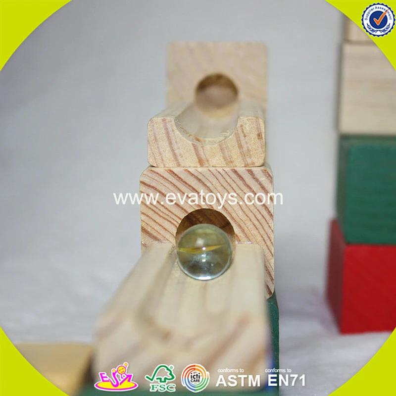 2018 wholesale baby wooden marble run toy funny kids wooden marble run toy best children wooden marble run toy W13A095