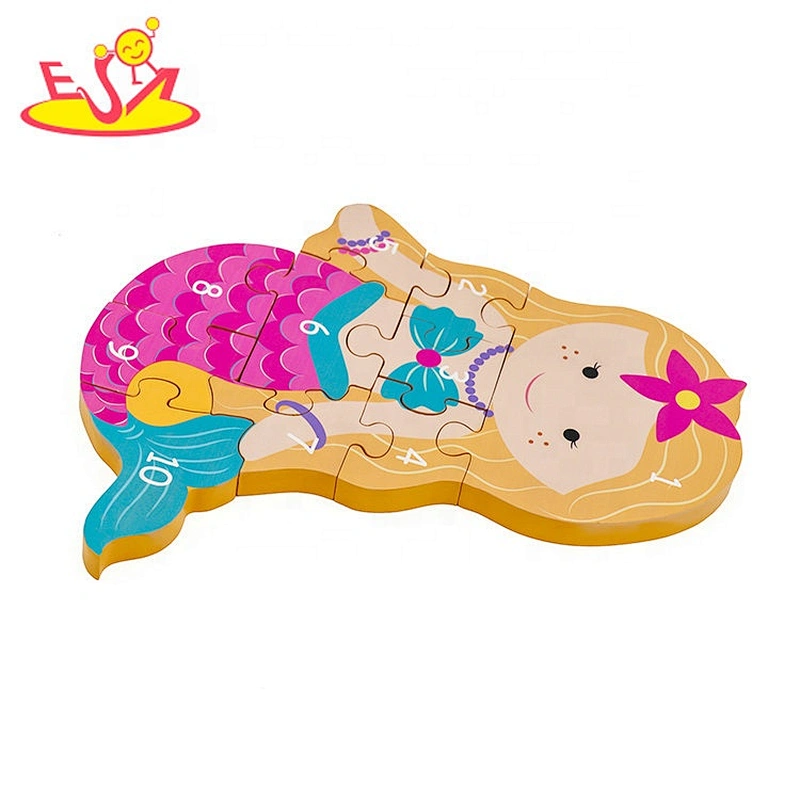 Customize cartoon wooden snail jigsaw puzzle for kids W14D122