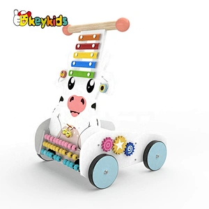 New design multifunctional wooden baby walker toys for preschool W16E155