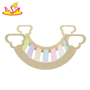 Customize colored wooden balance rocker for kids W08K292