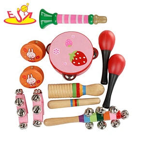 wholesale 10PCS musical wooden toy rhythm set for baby W07A162