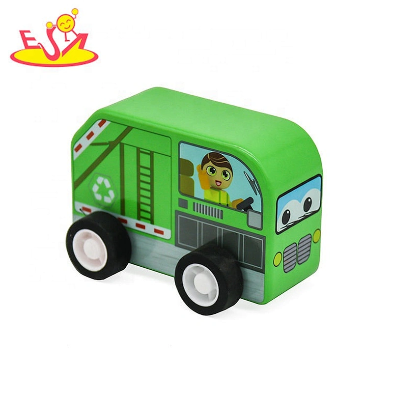 High quality kids wooden toy vehicles for wholesale W04A476