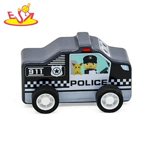 Customize small wooden school bus toy for children W04A479
