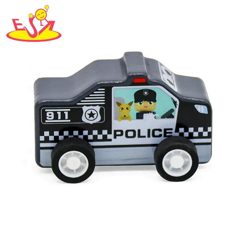Customize small wooden school bus toy for children W04A479