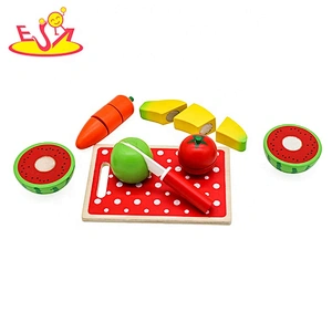 New hottest simulation play wooden toy food for children W10B346
