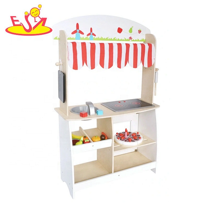 Customize simulation wooden play food for kids W10C539