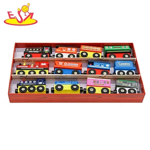 New hottest educational wooden magnetic train set for kids W04A481