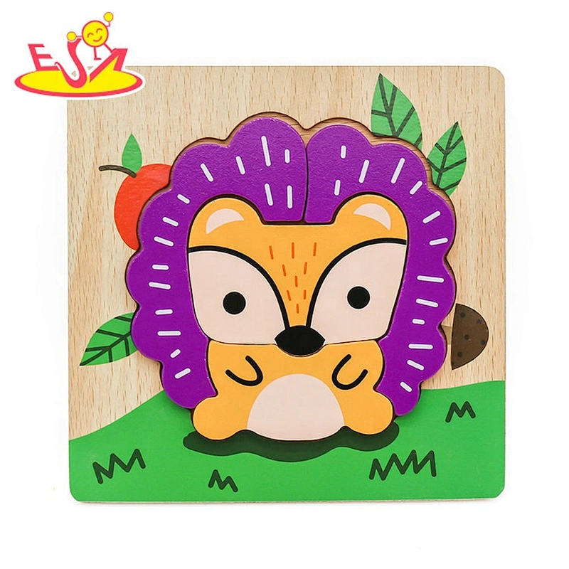 Customize cartoon wooden crocodile puzzles toy for children W14D142
