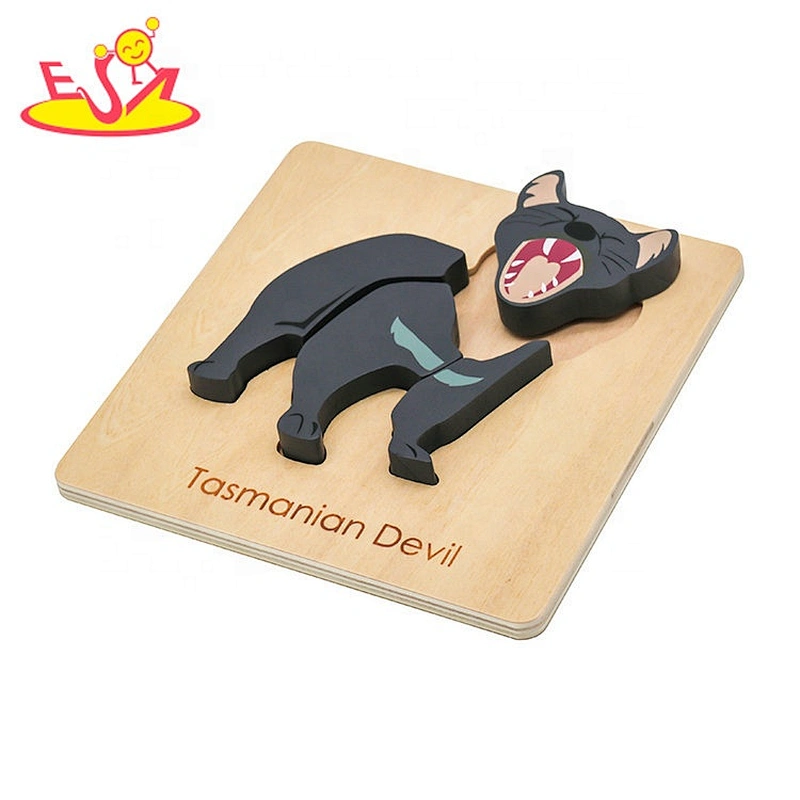 Customize kookaburra shape wooden puzzle for toddlers W14D118