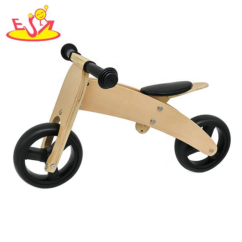 Customize 2 in 1 wooden balance tricycle bike for children W16C223