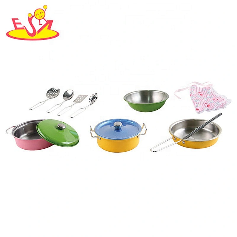 Customize 13 PCS kids metal pots and pans playsets for wholesale M03A008