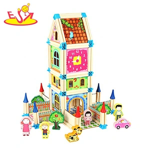 Customize DIY wooden building toy for children W13A211